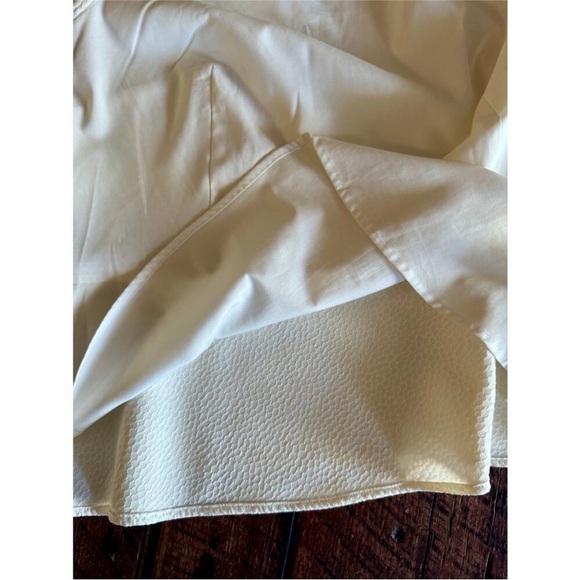 Talbots ivory color short sleeve top size 10 - Picture 9 of 16